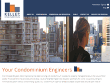 Tablet Screenshot of kellerengineering.com